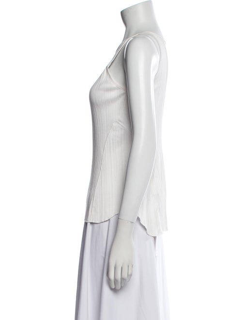 Mame Kurogouchi Crew Neck Sleeveless Top