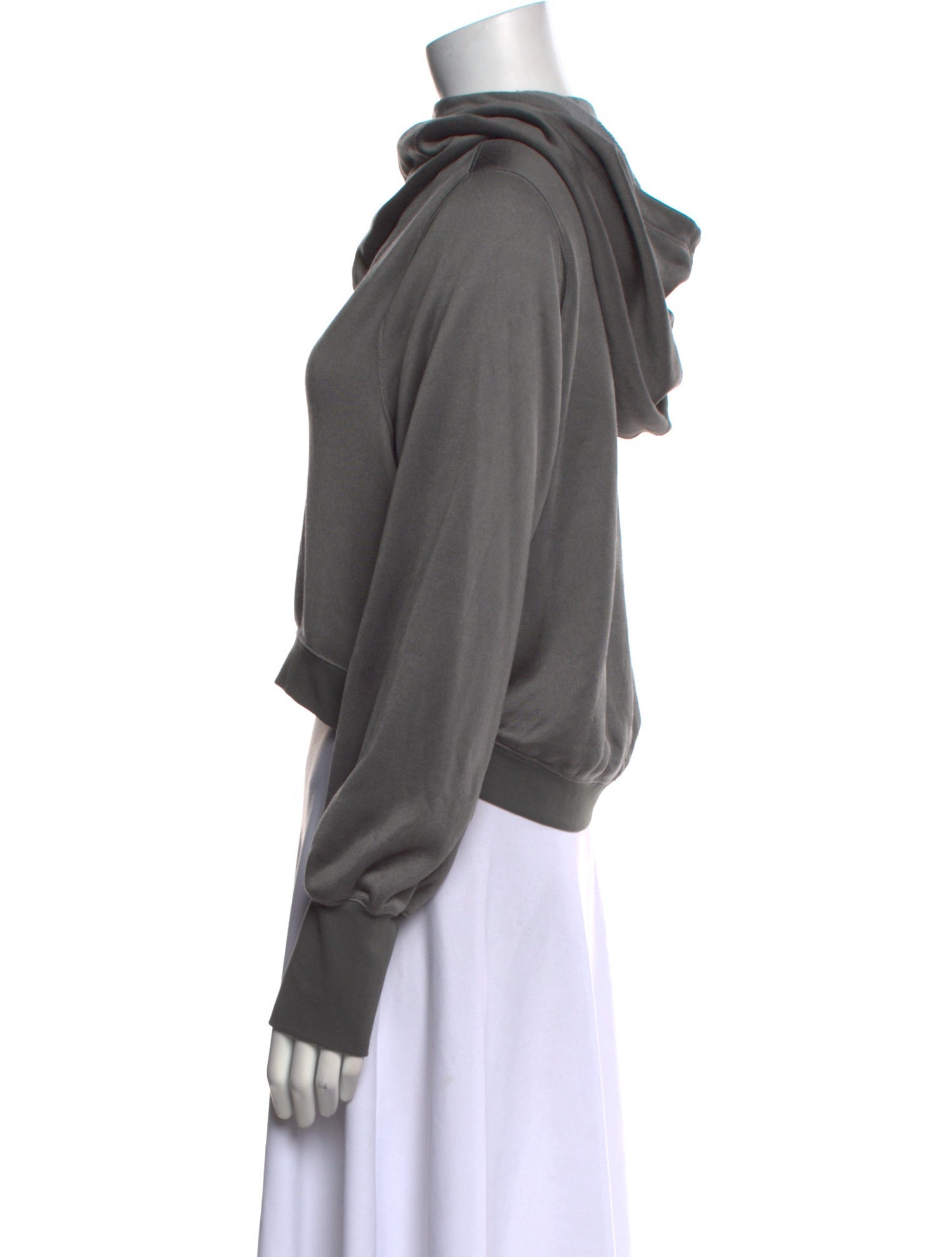 Mame Kurogouchi Cowl Neck Long Sleeve Sweatshirt