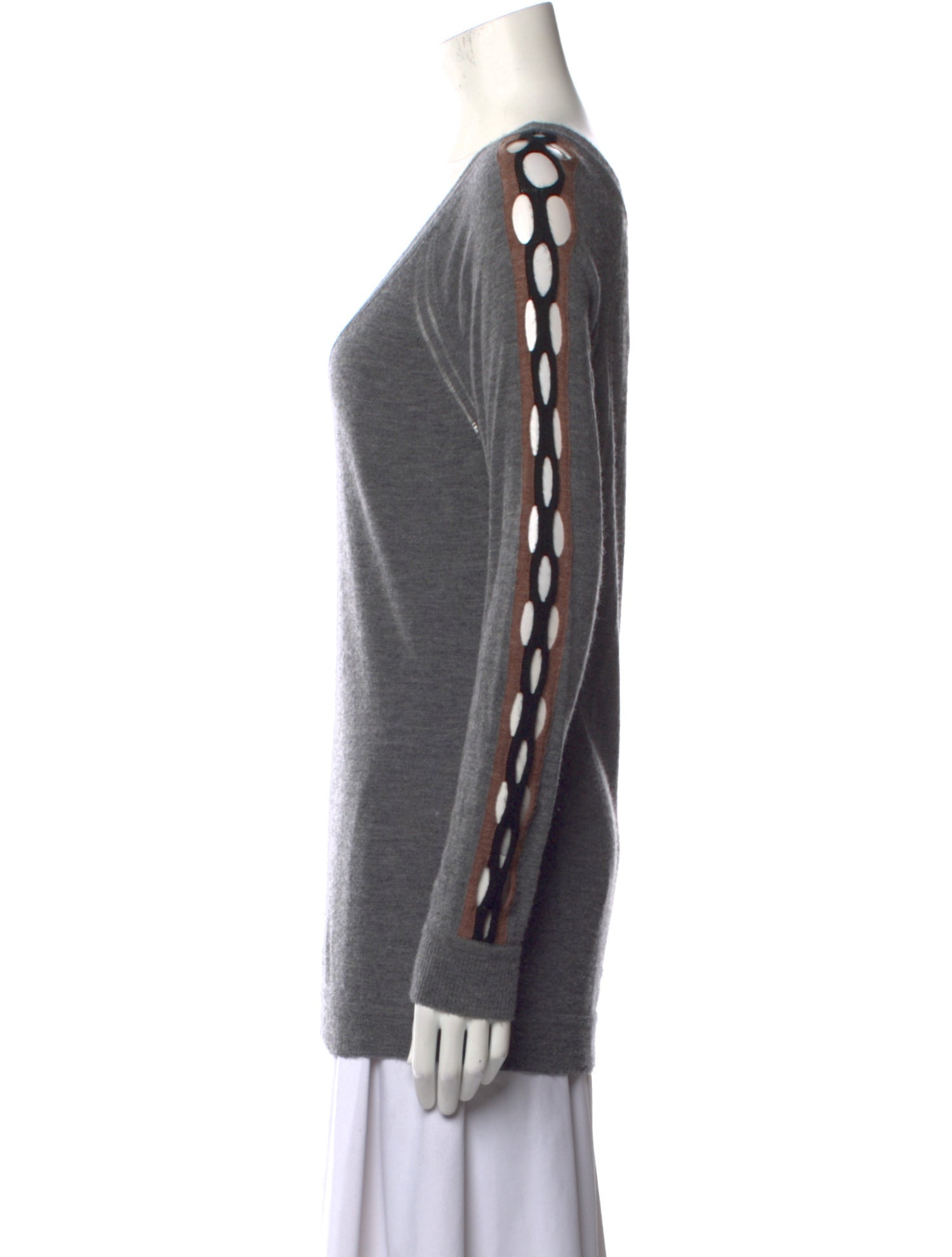 Malandrino Wool V-Neck Sweater