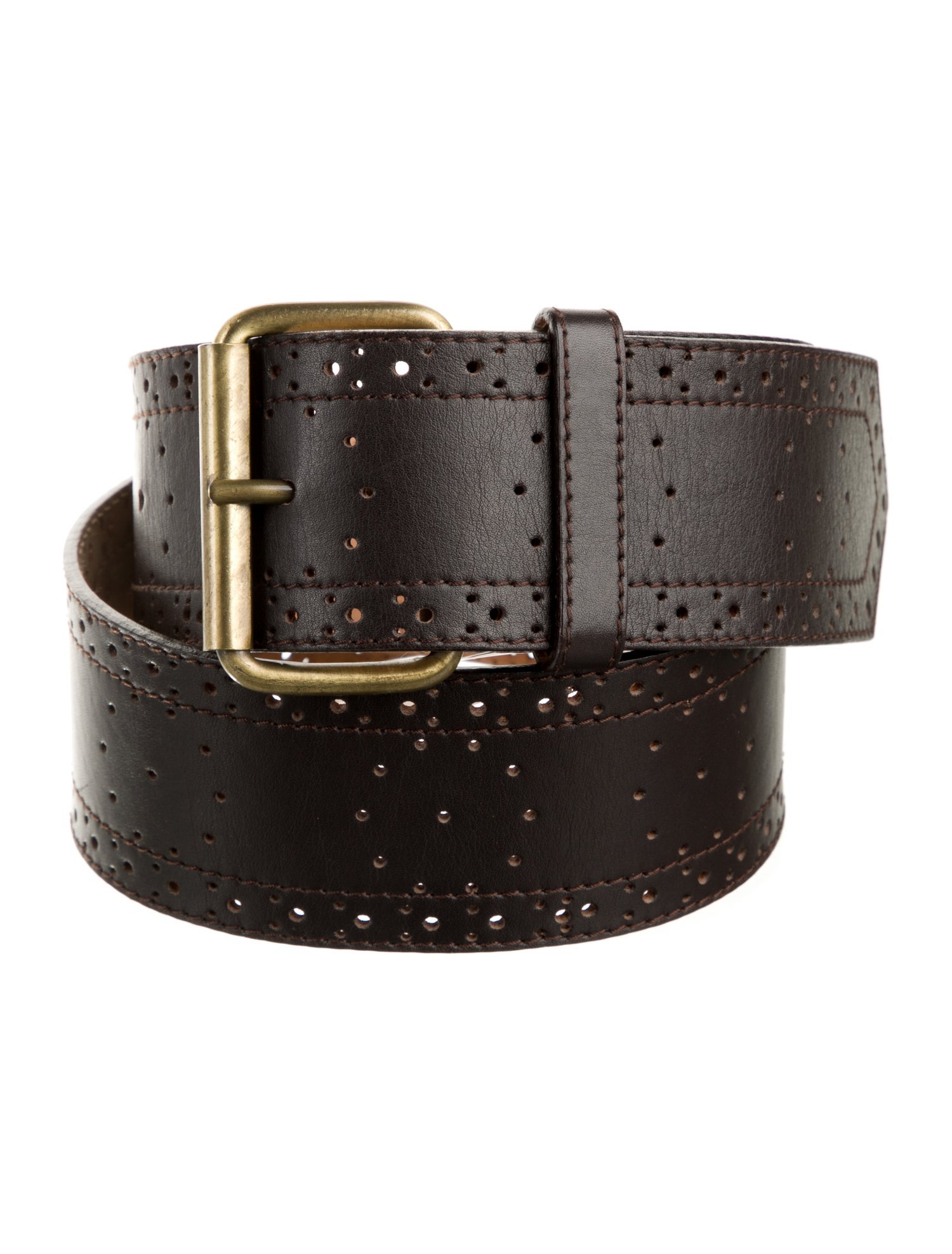 Malandrino Wide Leather Belt