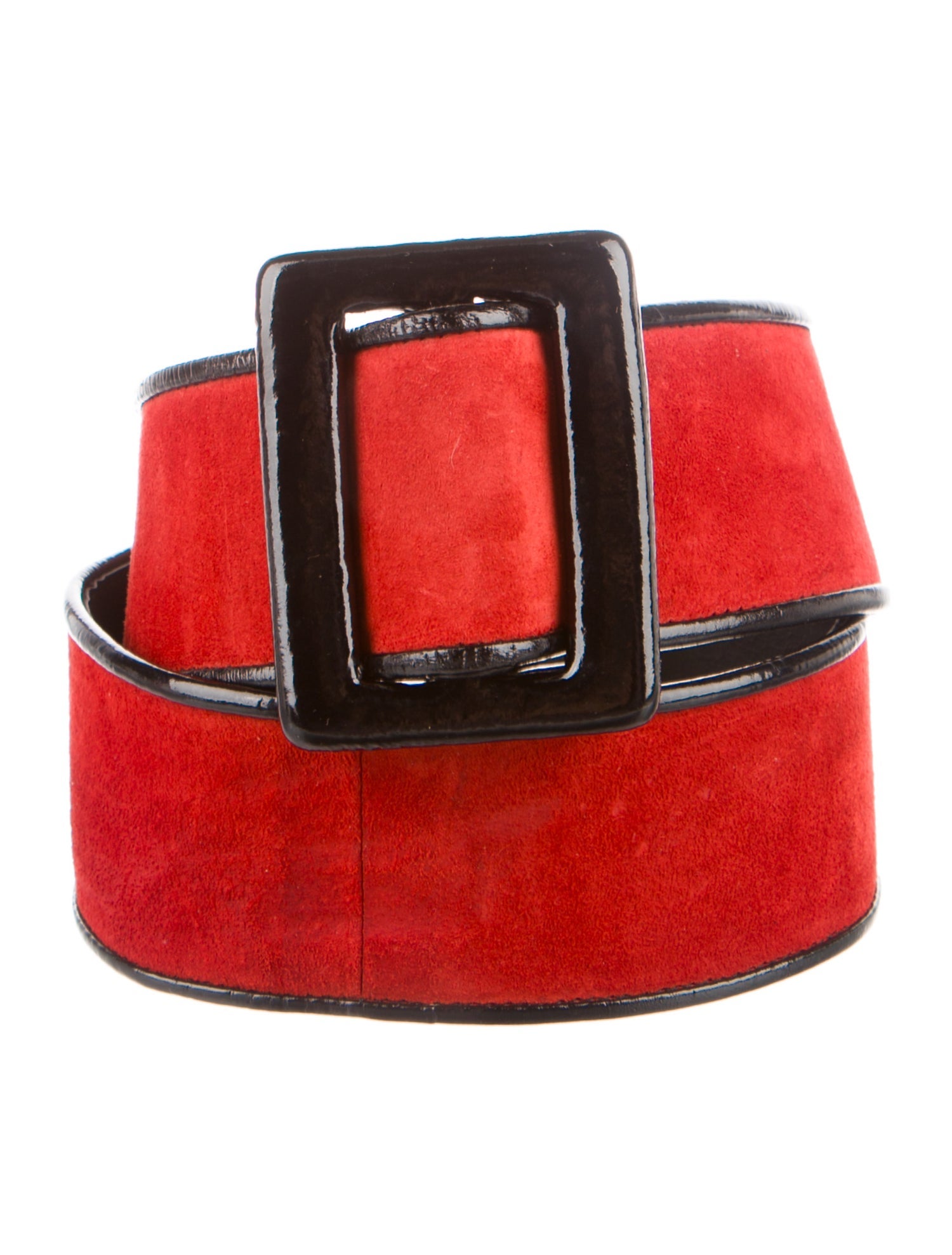 Malandrino Wide Suede Belt