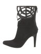 Malandrino Suede Cutout Accent Boots