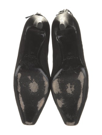 Malandrino Suede Cutout Accent Boots