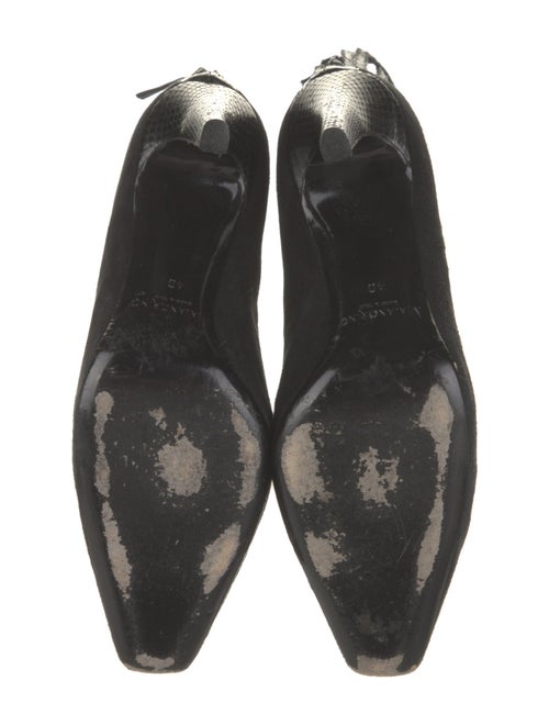 Malandrino Suede Cutout Accent Boots