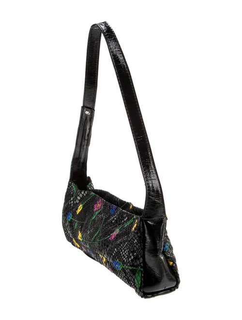 Malandrino Suede Shoulder Bag