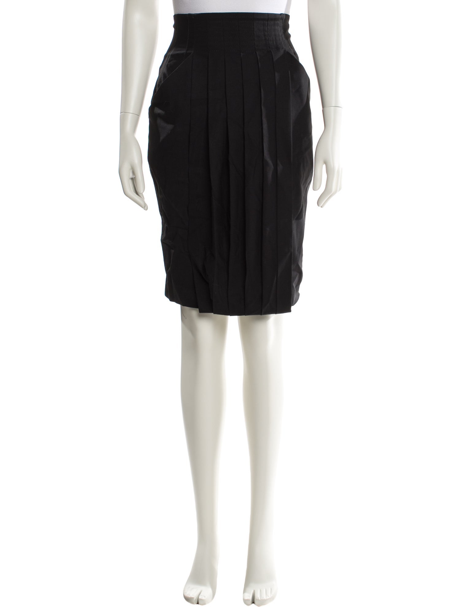 Malandrino Wool Knee-Length Skirt
