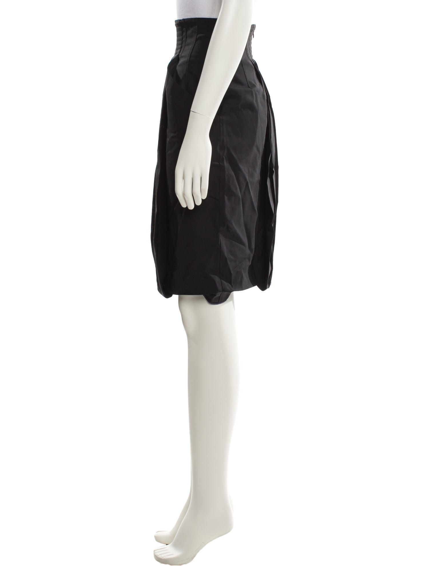 Malandrino Wool Knee-Length Skirt