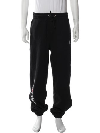 Malbon Golf Graphic Print Embroidered Accent Lounge Bottoms