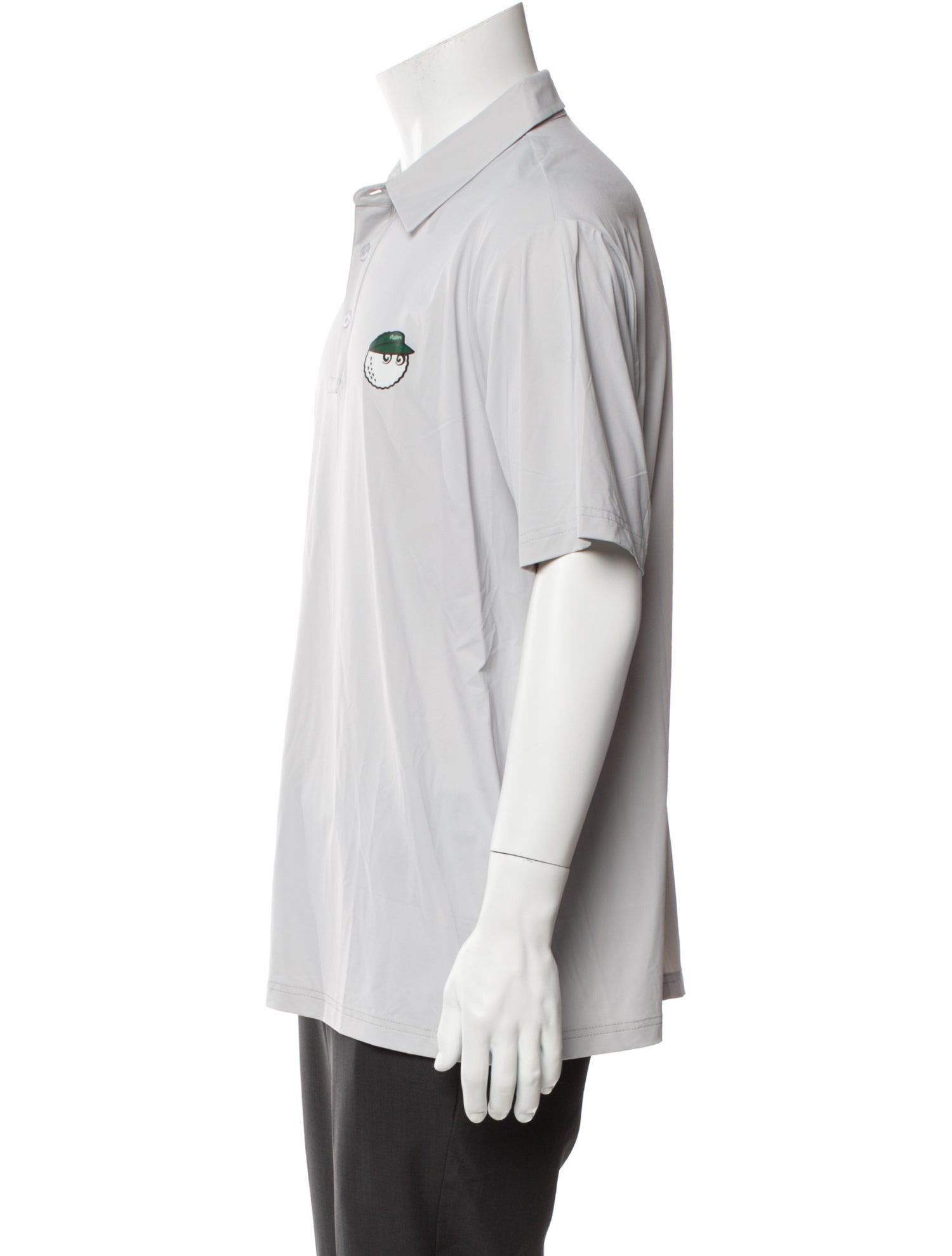 Malbon Golf Graphic Print Collar Polo Shirt