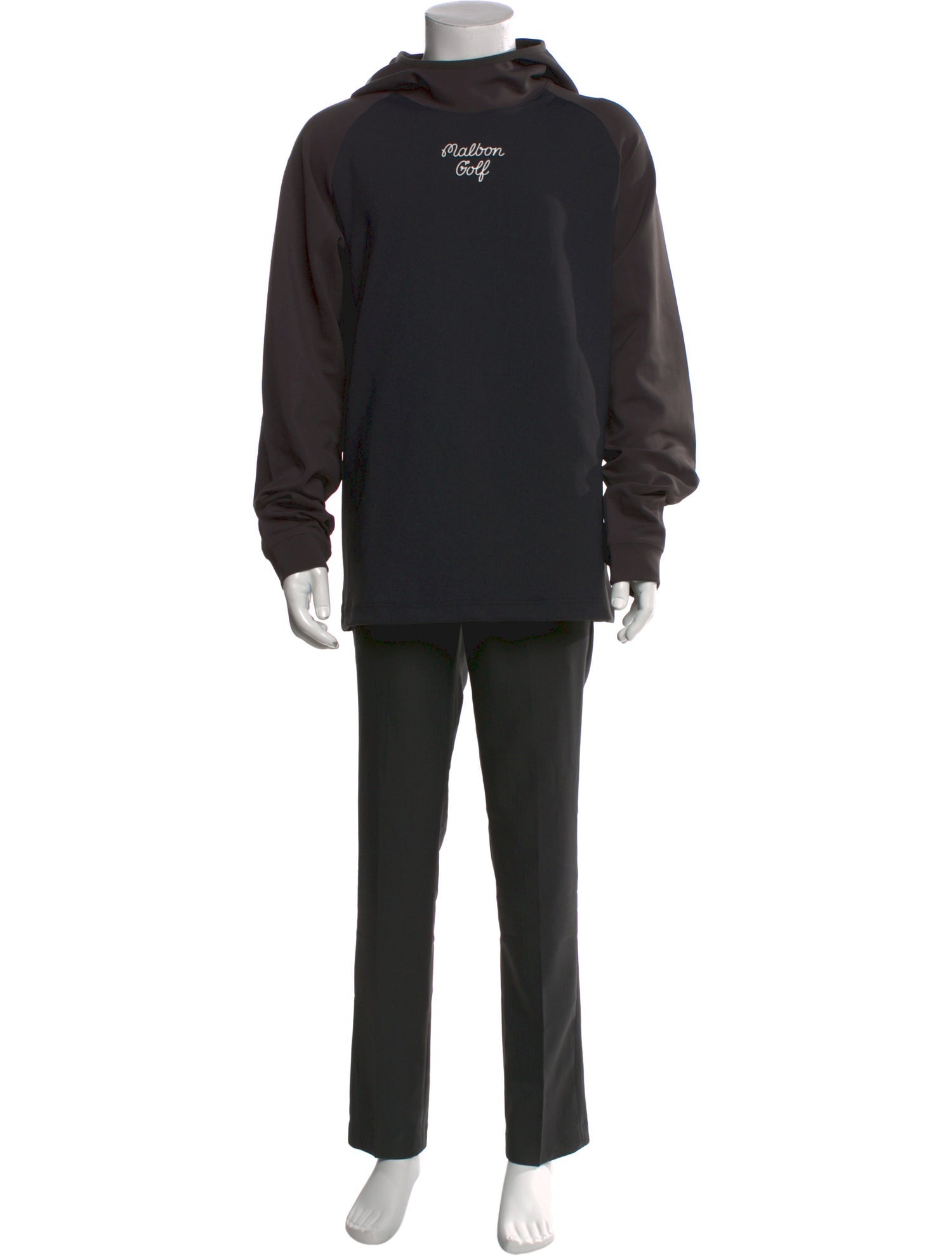 Malbon Golf Graphic Print Crew Neck Hoodie