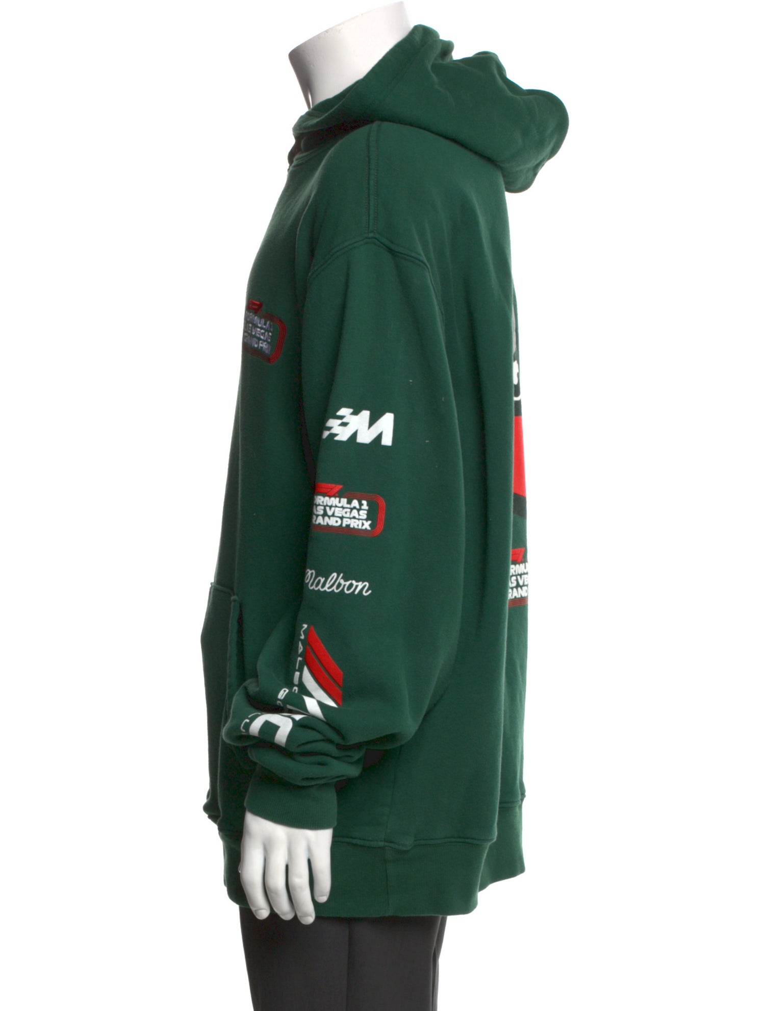 Malbon Golf Graphic Print Crew Neck Hoodie