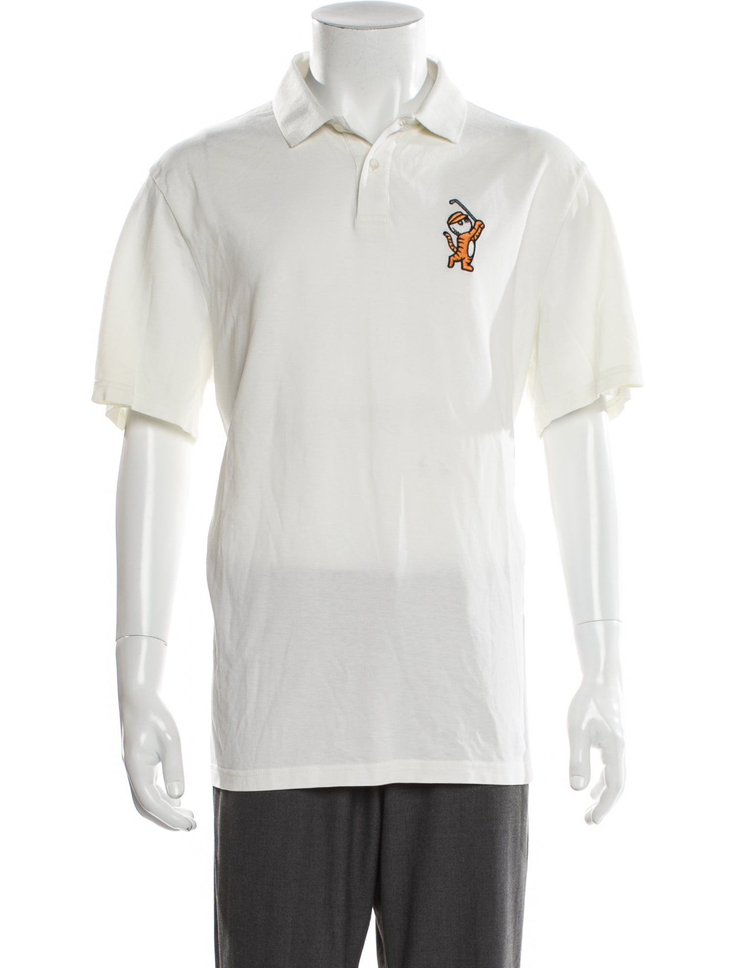 Malbon Golf Graphic Print Collar Polo Shirt