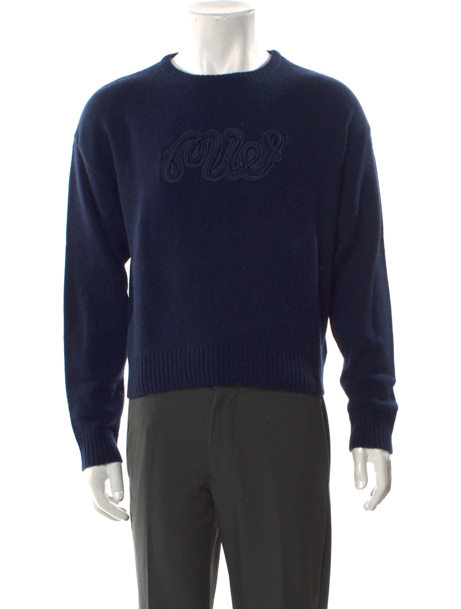 Malbon Golf Wool Crew Neck Pullover