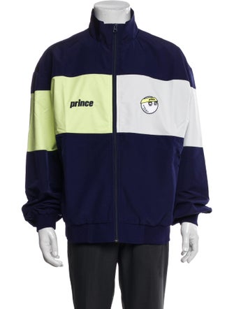 Malbon Golf Colorblock Pattern Windbreaker