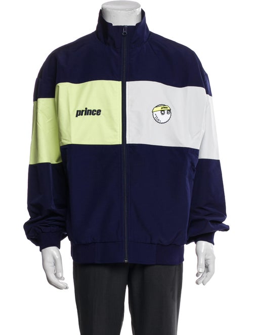 Malbon Golf Colorblock Pattern Windbreaker