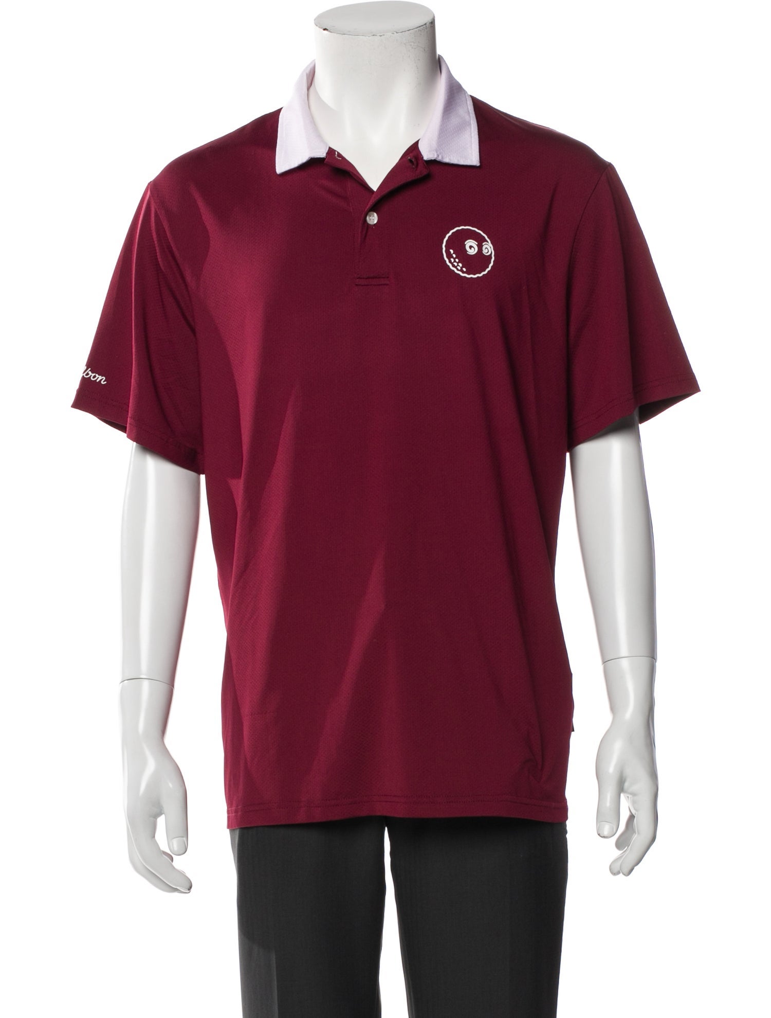 Malbon Golf Collar Short Sleeve Polo Shirt
