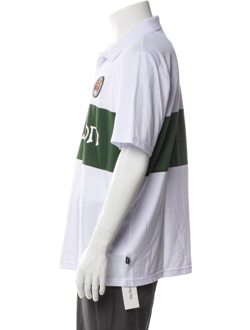 Malbon Golf Graphic Print Collar Polo Shirt