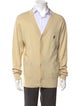 Malbon Golf V-Neck Long Sleeve Cardigan