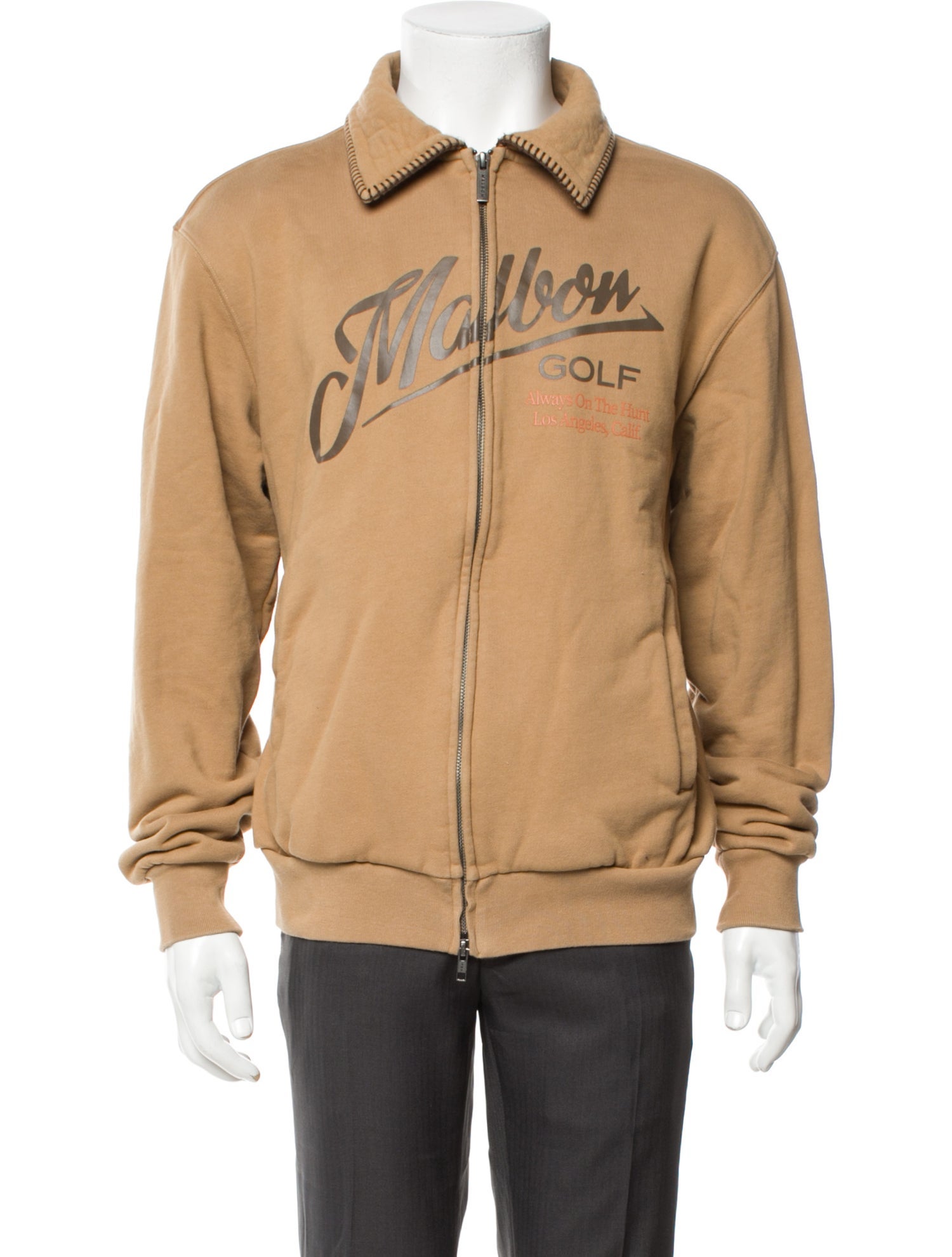 Malbon Golf Graphic Print Windbreaker