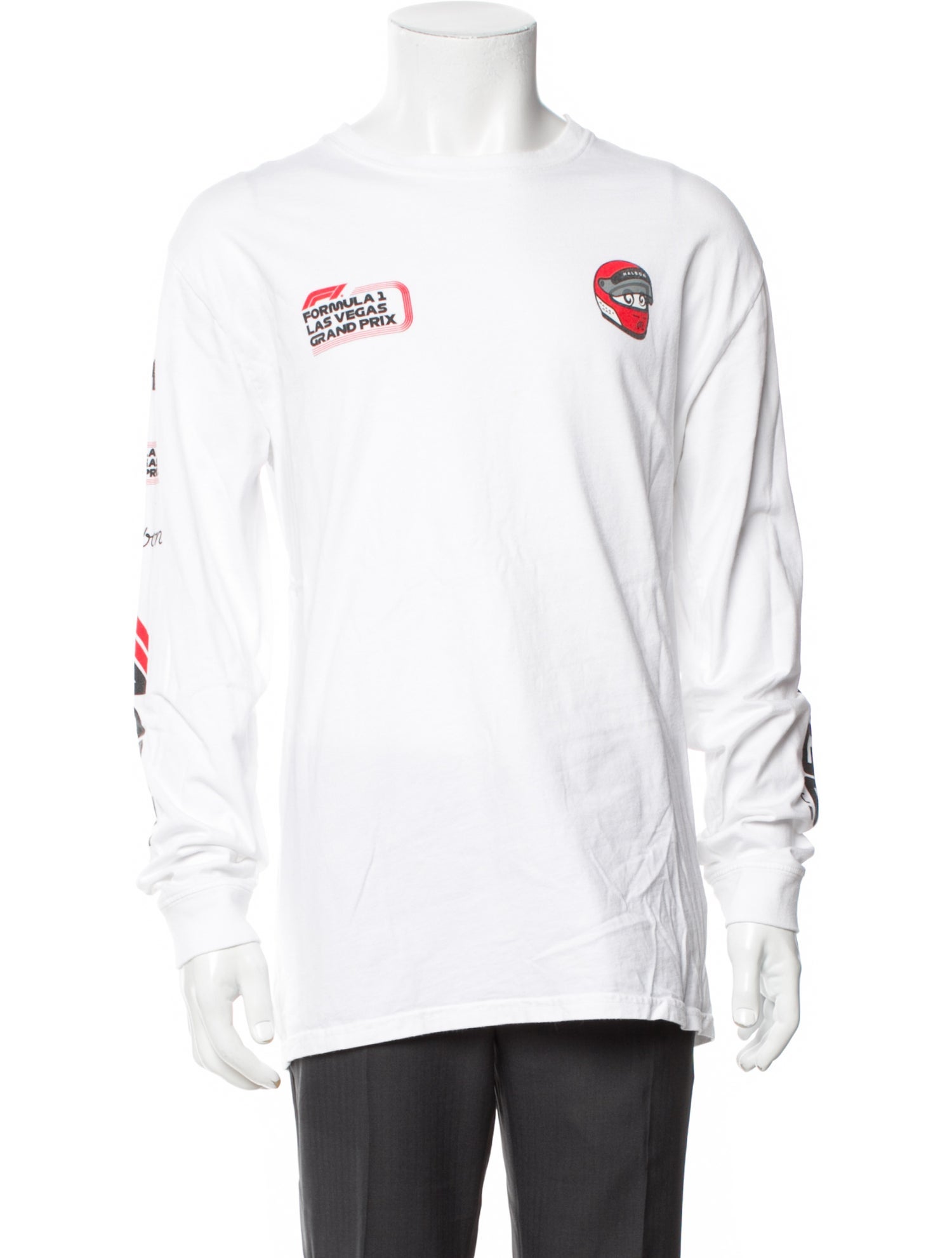 Malbon Golf Graphic Print Crew Neck T-Shirt