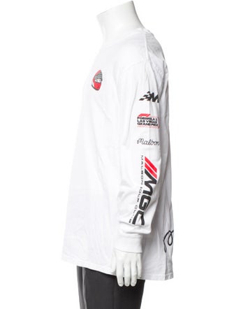 Malbon Golf Graphic Print Crew Neck T-Shirt