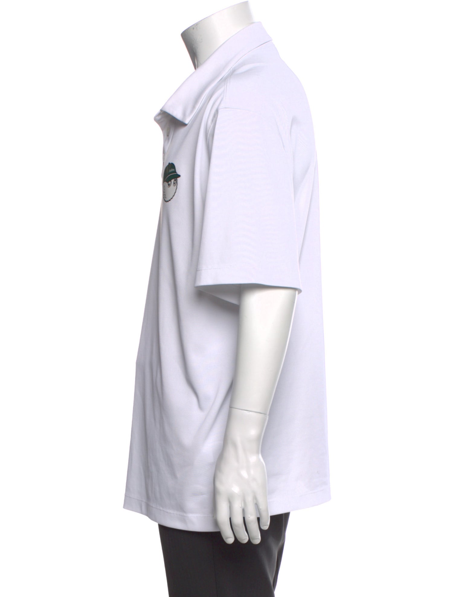 Malbon Golf Graphic Print Collar Polo Shirt