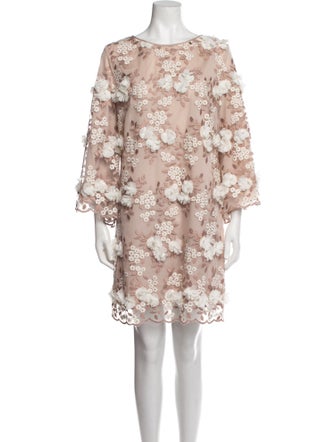 Mary D'Aloia Floral Print Mini Dress