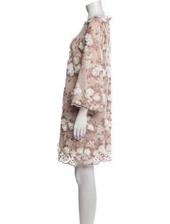 Mary D'Aloia Floral Print Mini Dress