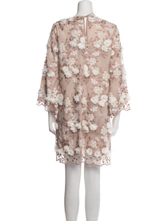 Mary D'Aloia Floral Print Mini Dress