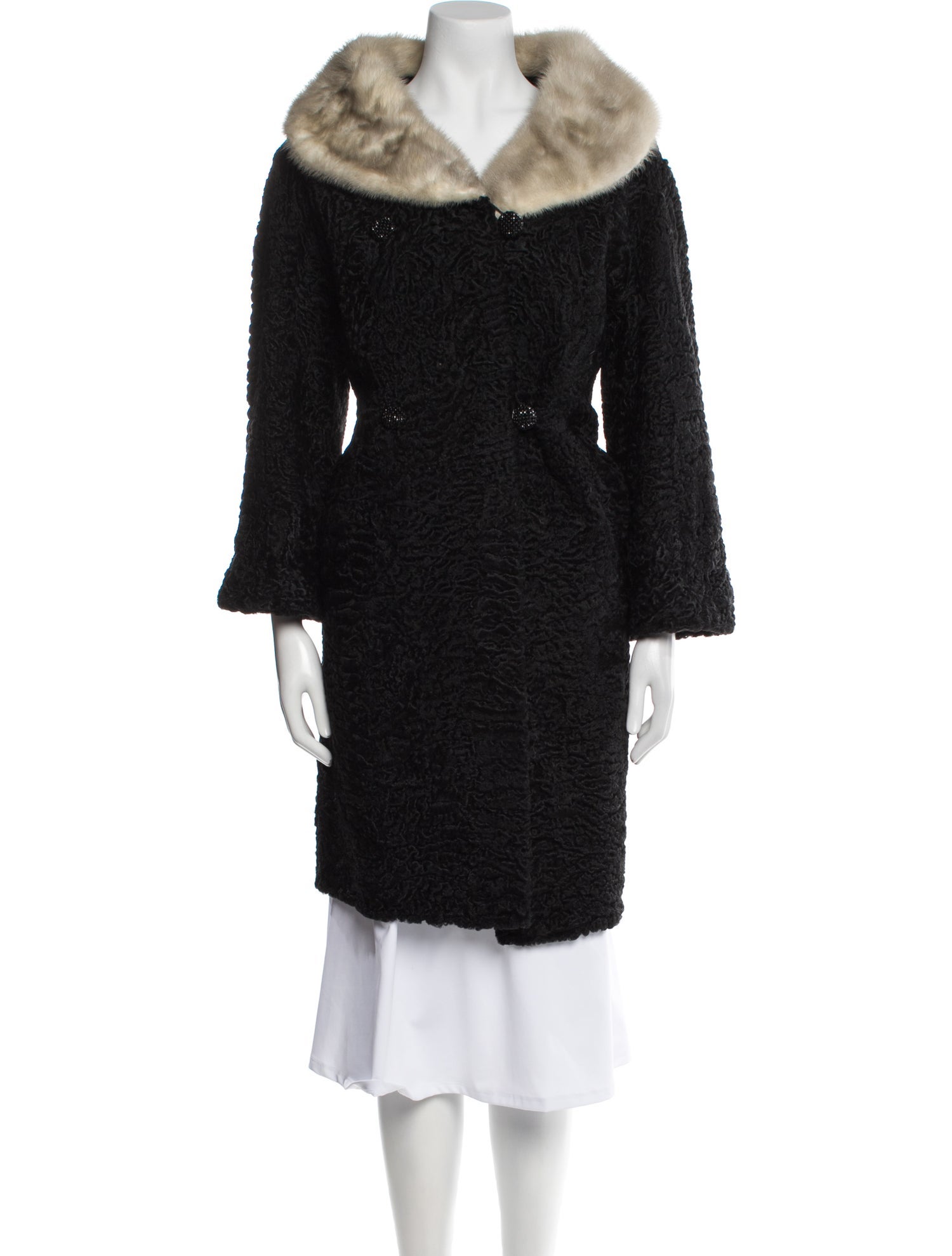 Macy's Little Shop Persian Lamb Fur Coat