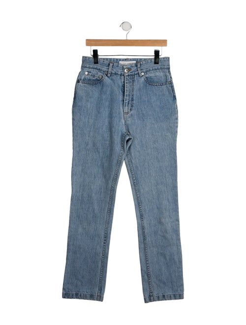 Matthew Adams Dolan High-Rise Straight Leg Jeans