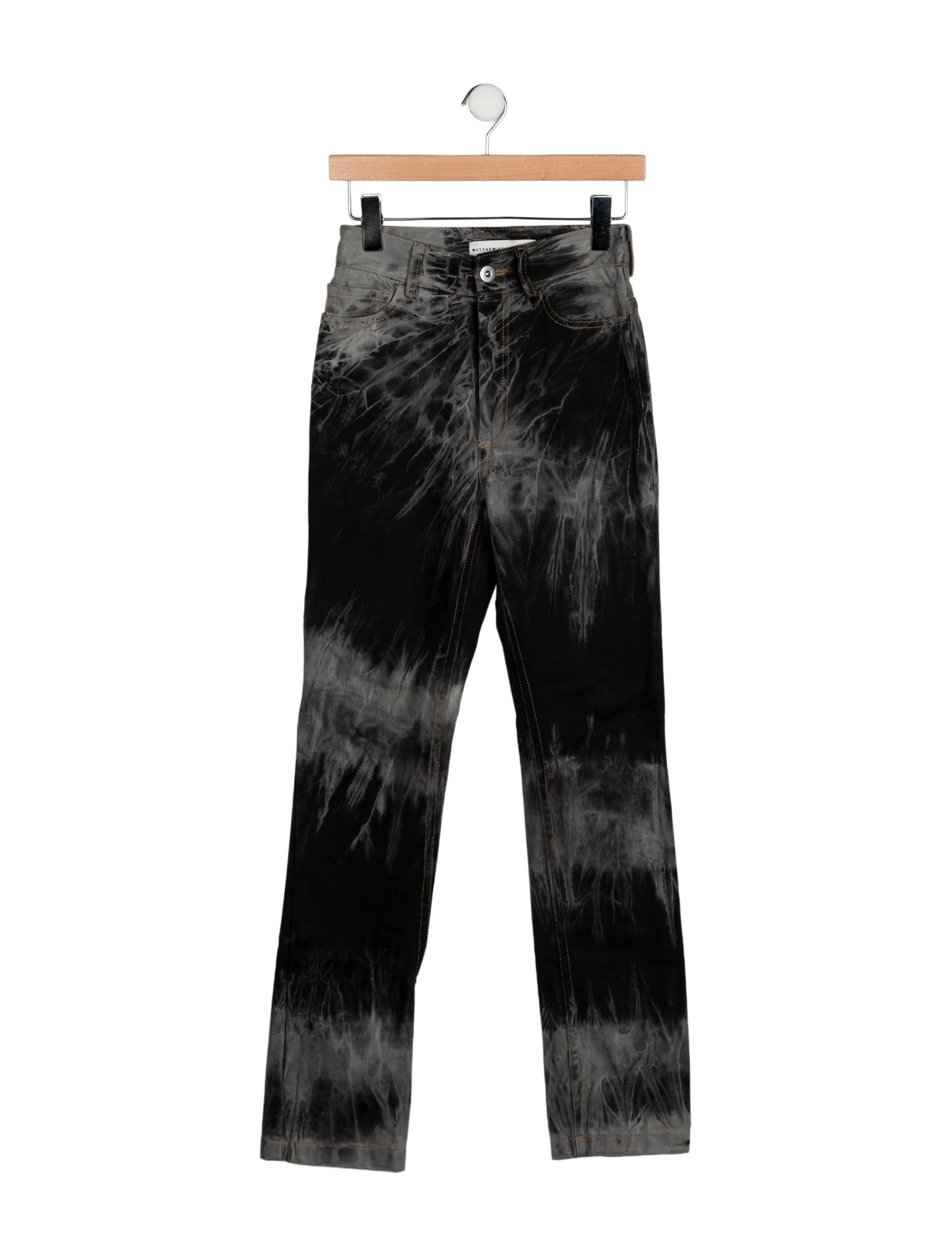 Matthew Adams Dolan Mid-Rise Straight Leg Jeans