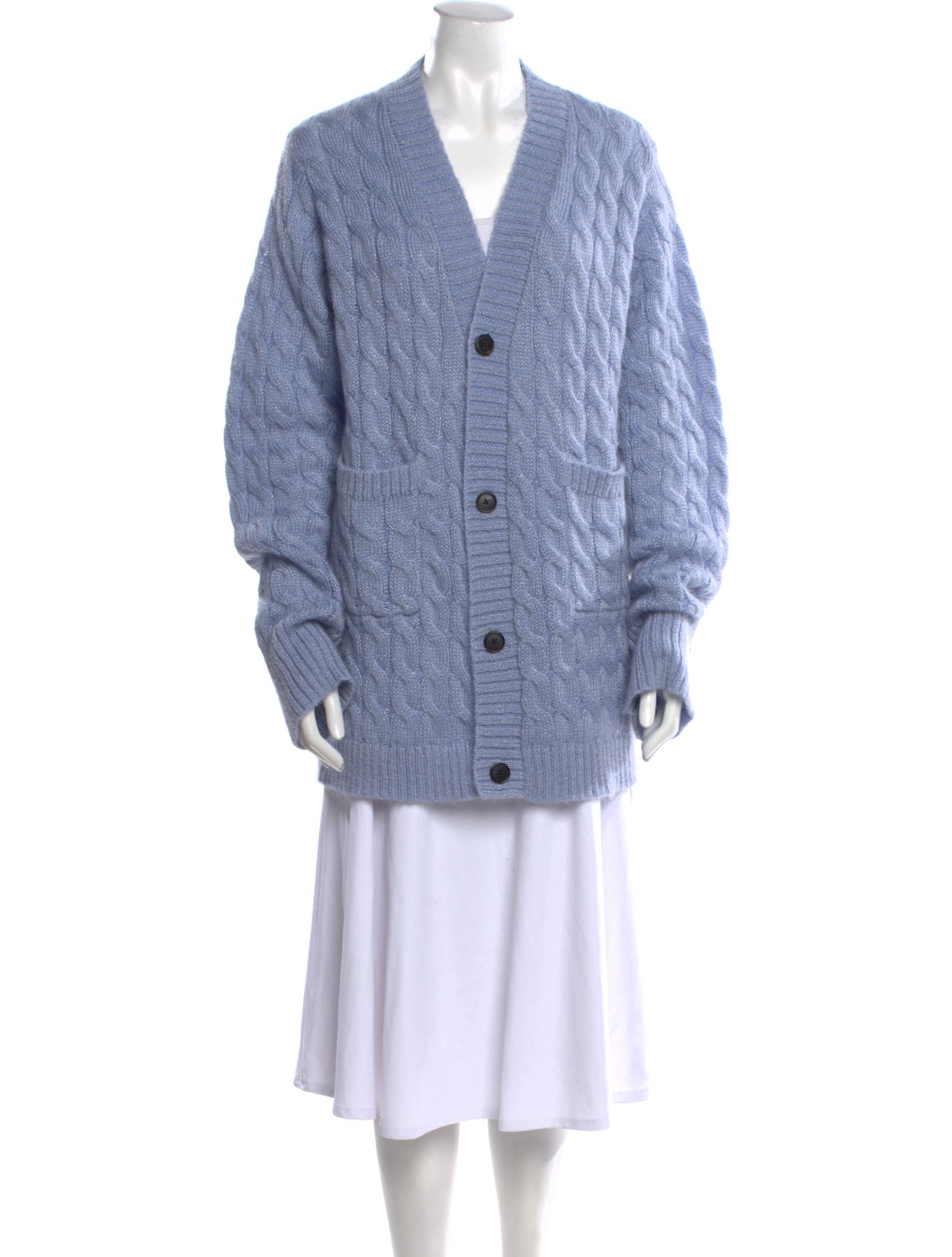 Matthew Adams Dolan Mohair V-Neck Sweater