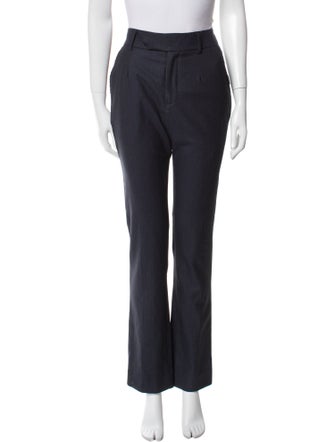 Matthew Adams Dolan Virgin Wool Straight Leg Pants