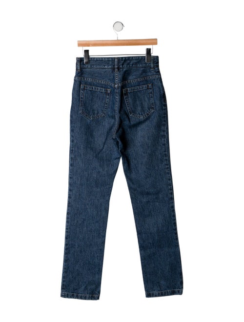Matthew Adams Dolan High-Rise Straight Leg Jeans