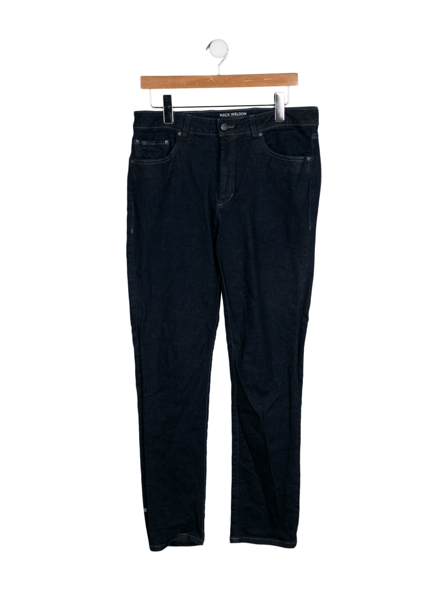 Mack Weldon Mid-Rise Straight Leg Jeans