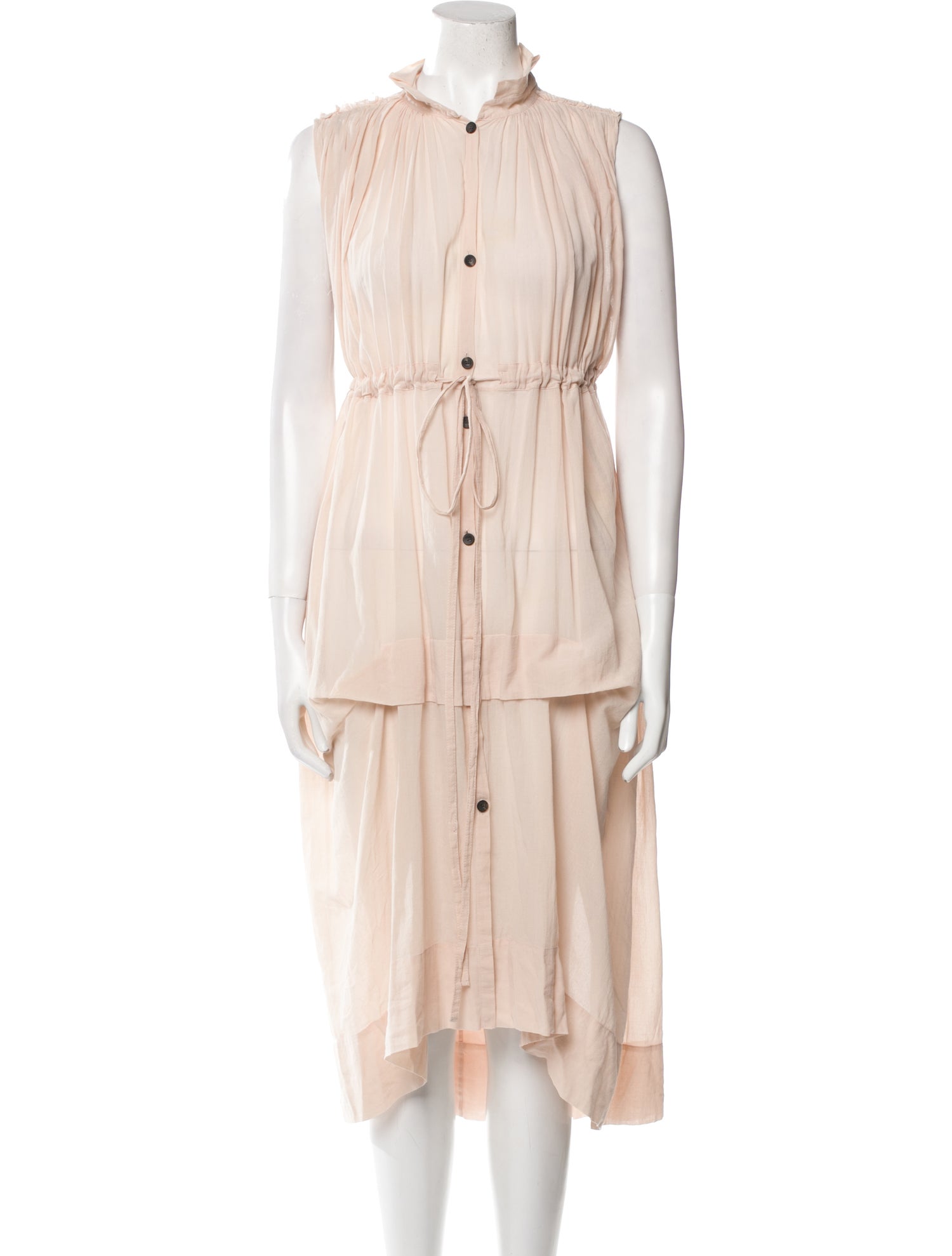 Malia Mills Mock Neck Midi Length Dress