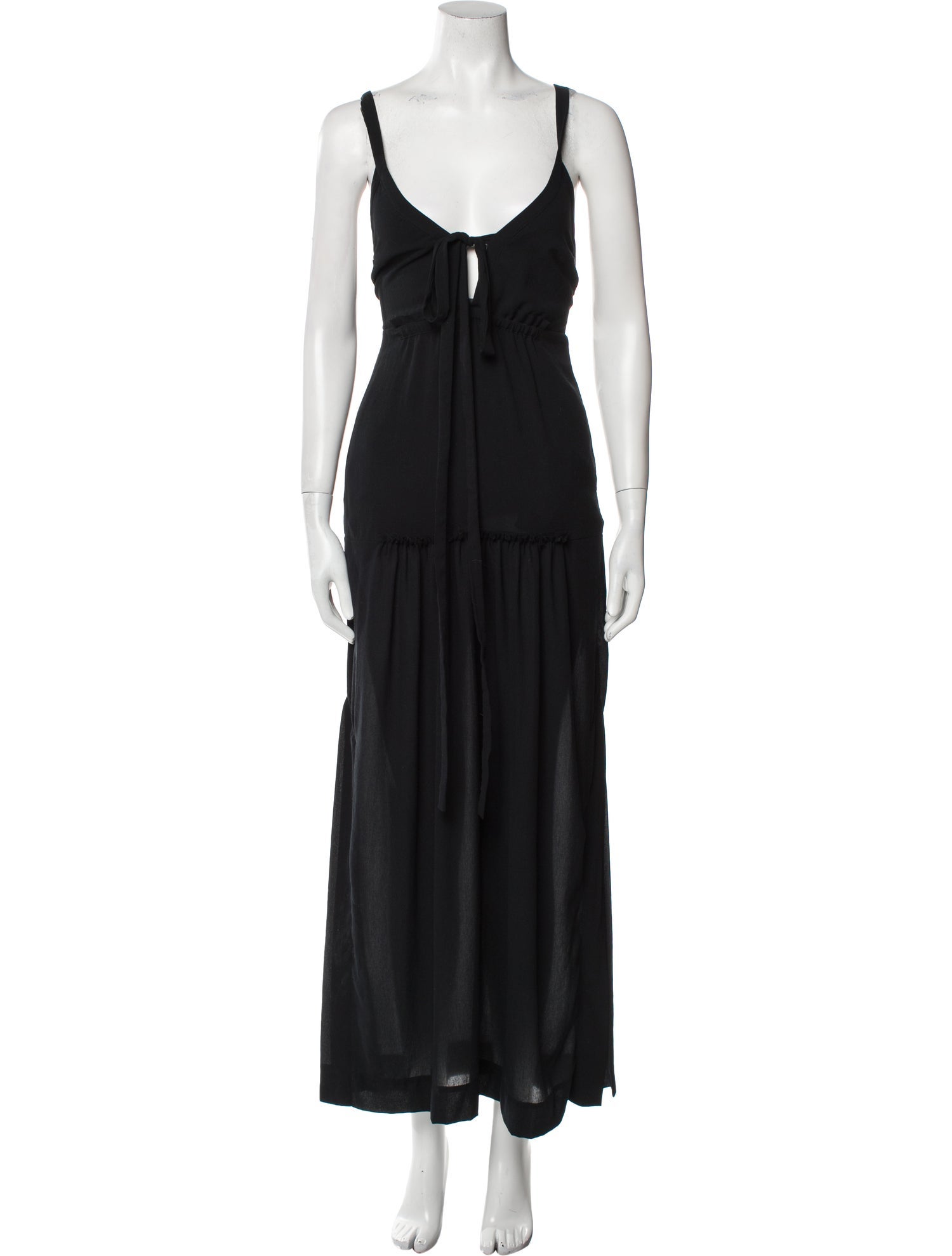 Malia Mills V-Neck Long Dress