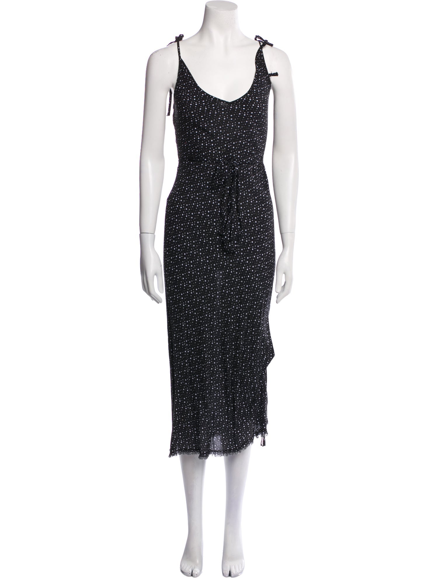 Malia Mills Polka Dot Print Long Dress