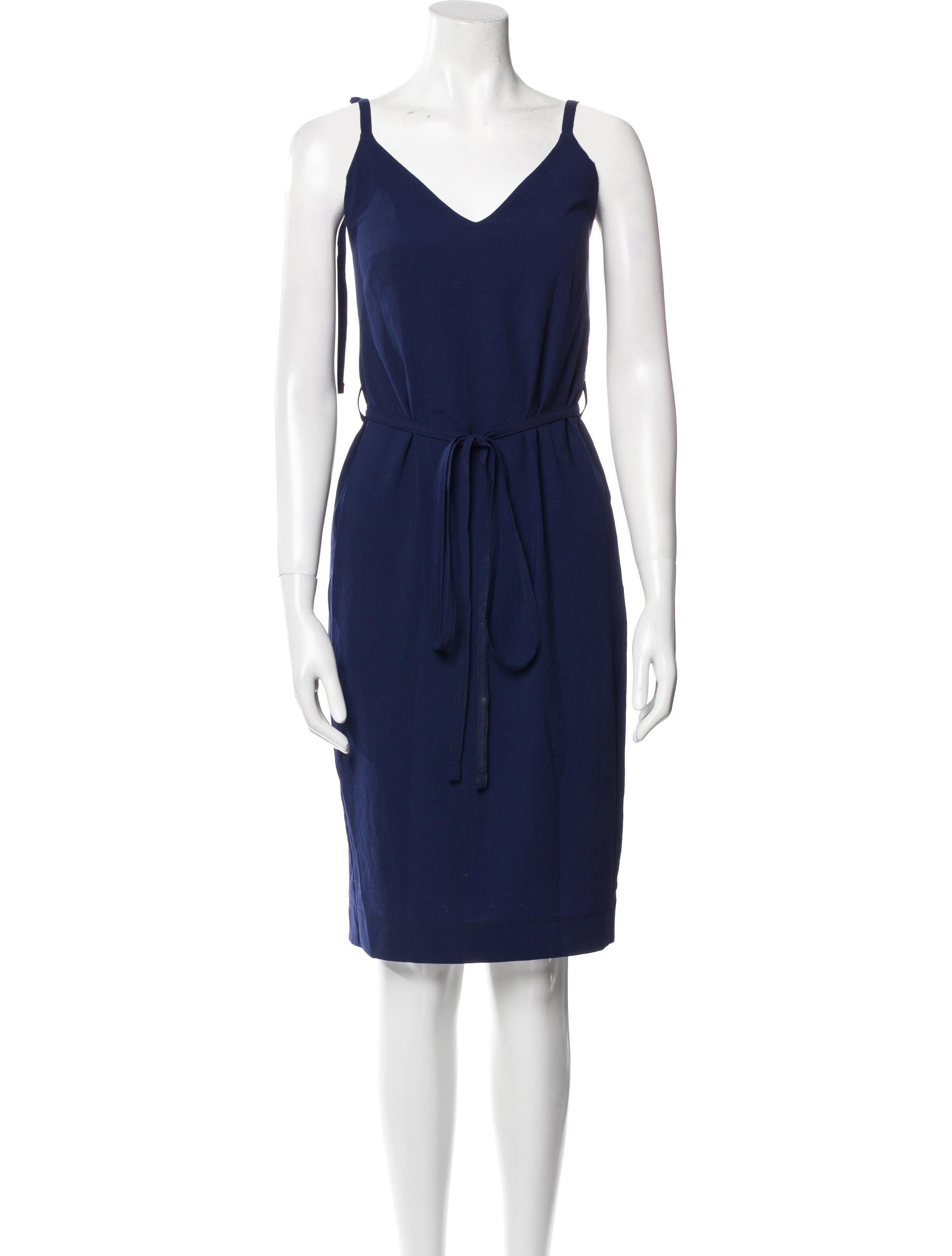 Malia Mills V-Neck Knee-Length Dress