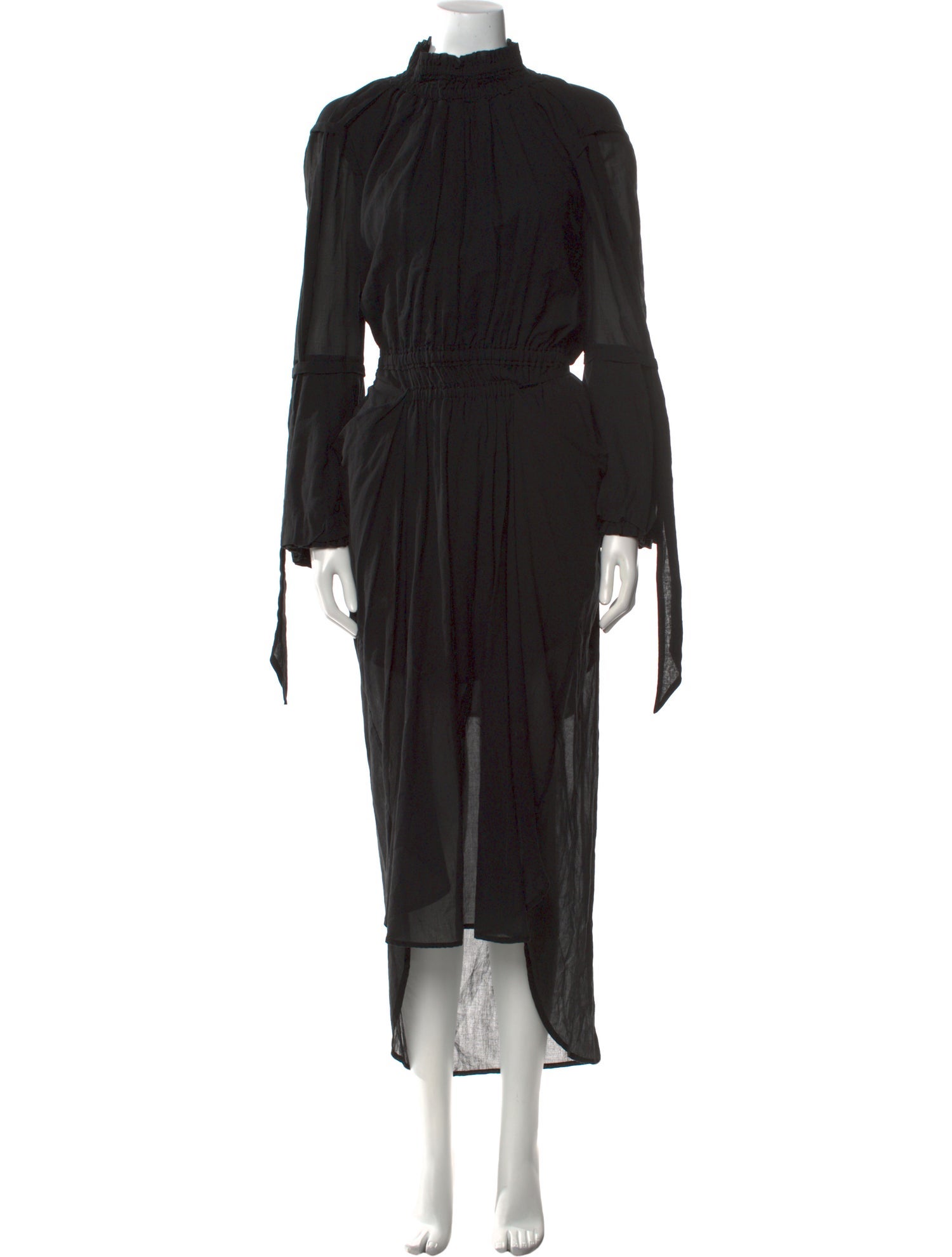 Malia Mills Mock Neck Long Dress