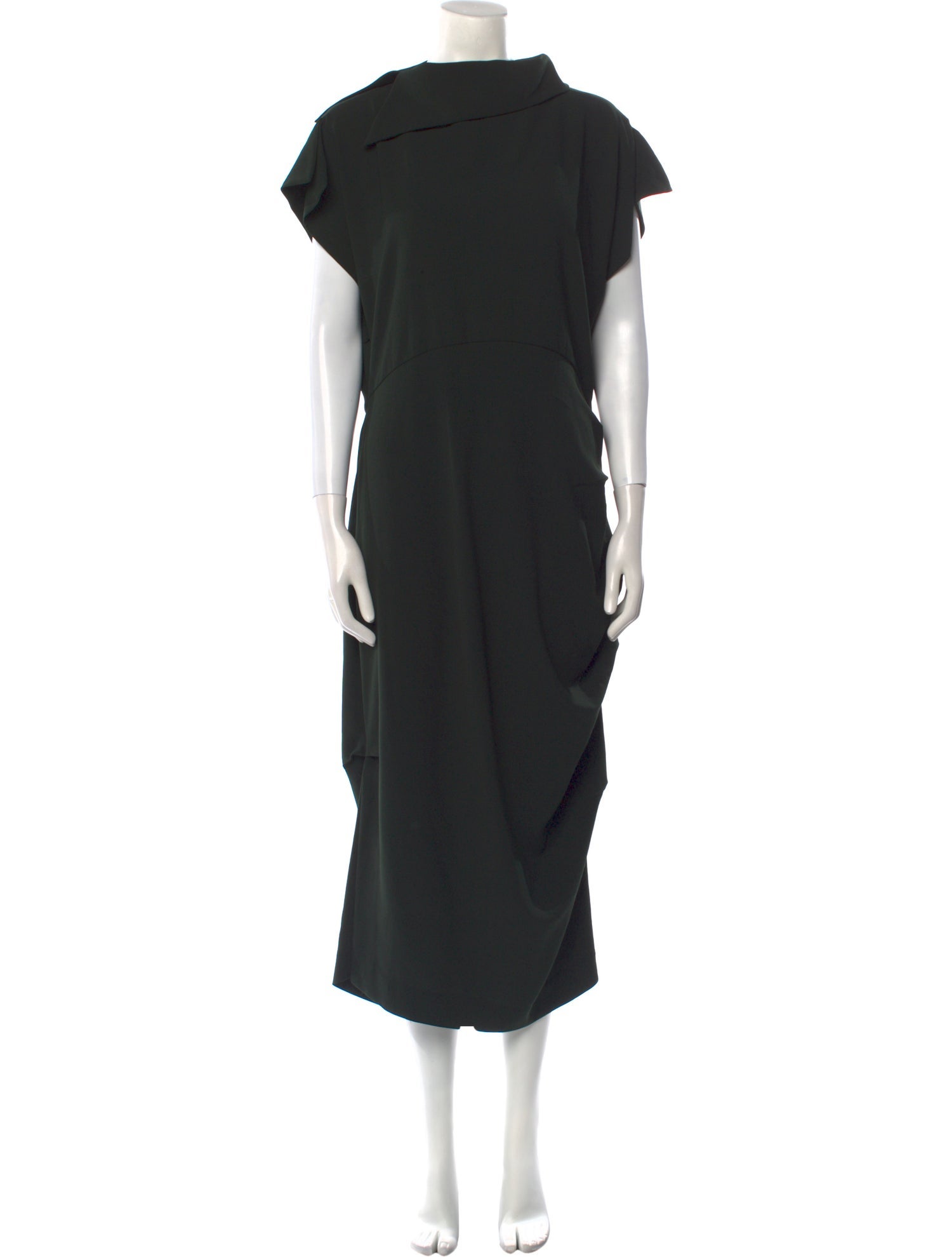 Malia Mills Cowl Neck Long Dress