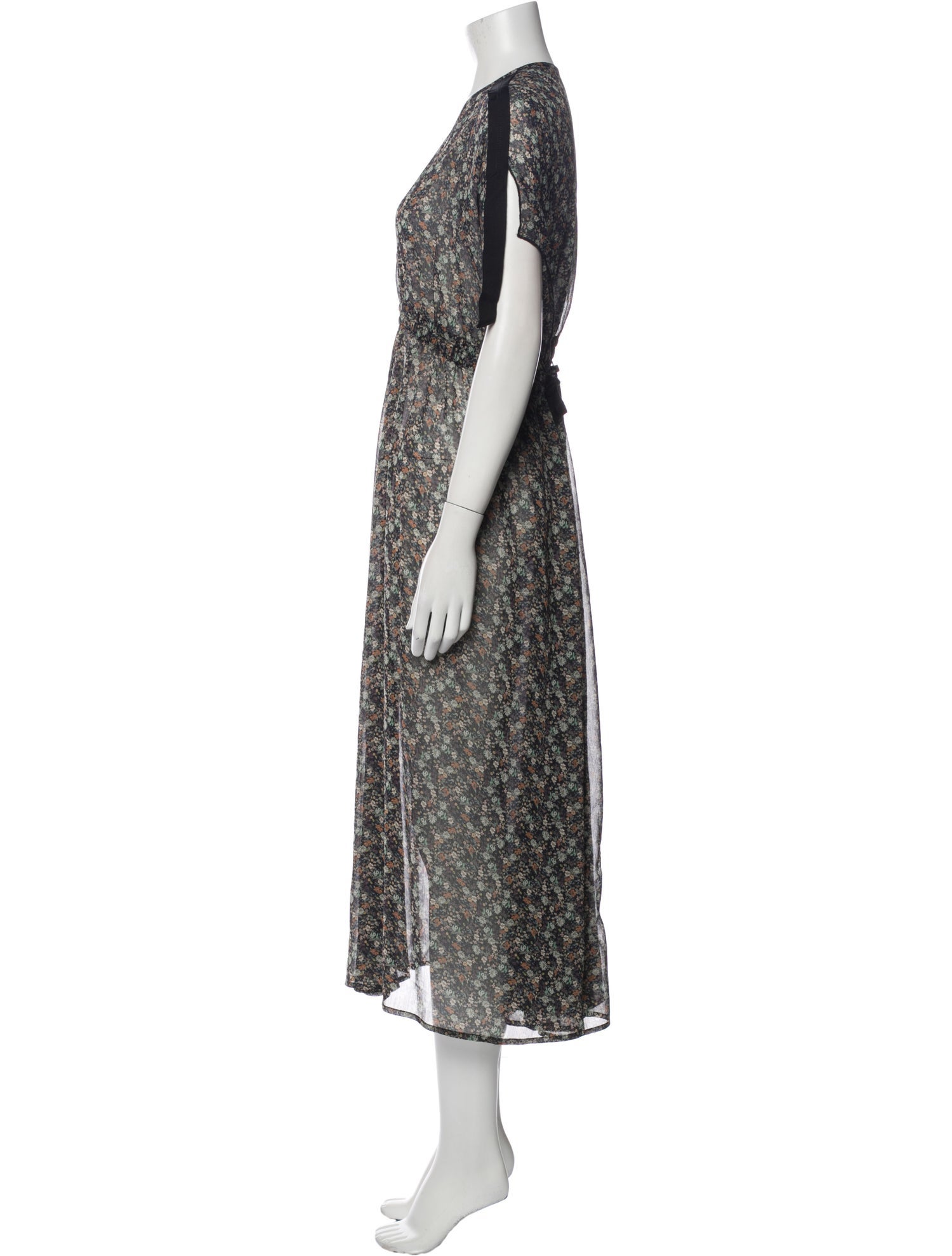 Malia Mills Floral Print Long Dress