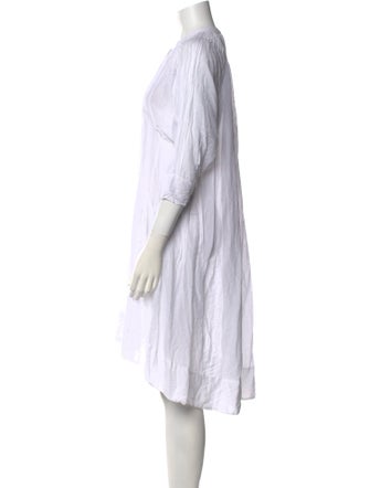 Malia Mills Crew Neck Knee-Length Dress