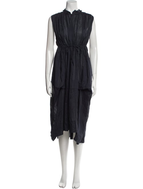 Malia Mills Mock Neck Midi Length Dress