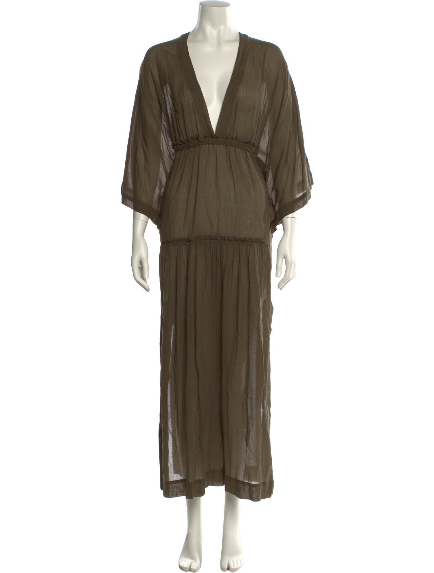 Malia Mills V-Neck Long Dress