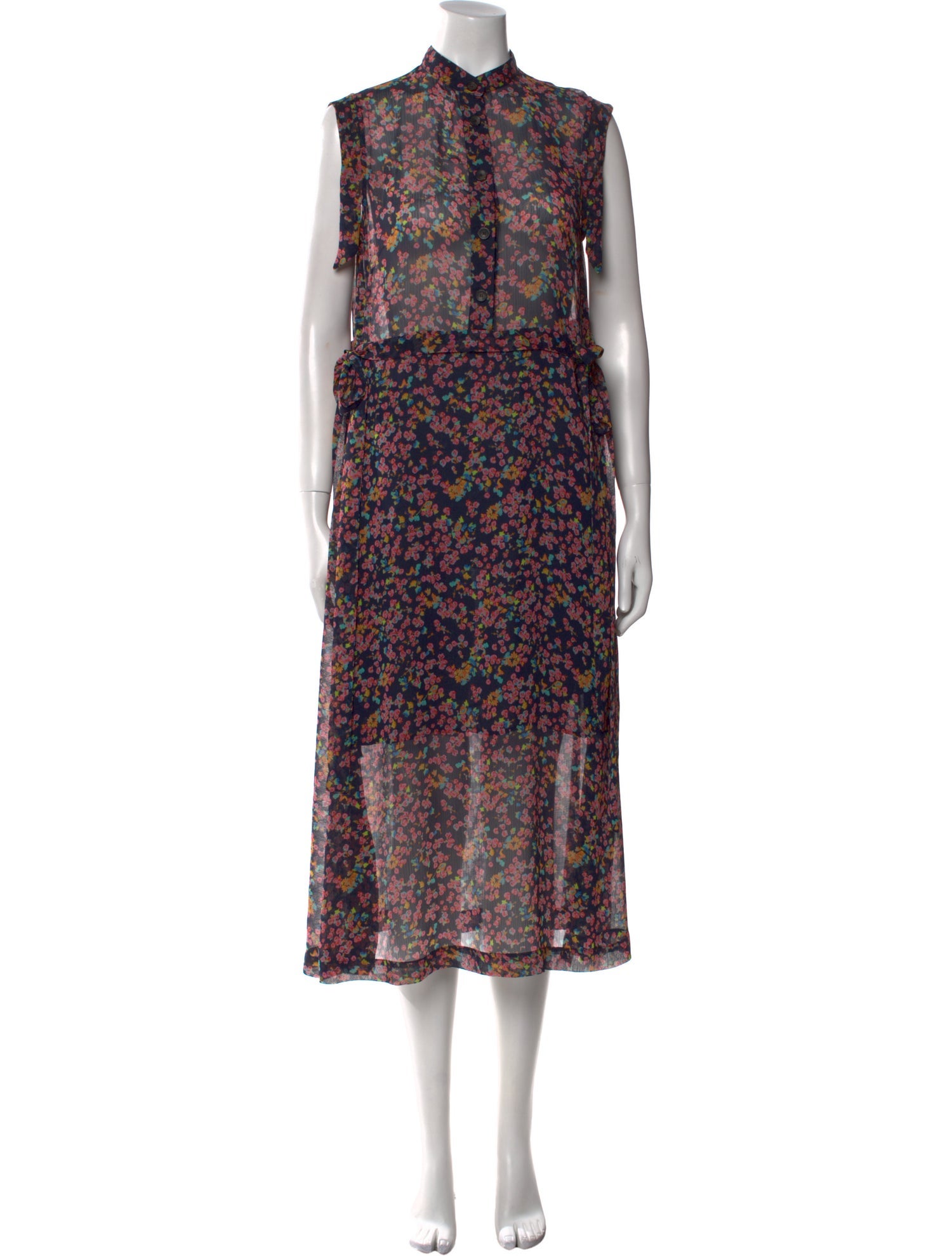 Malia Mills Floral Print Long Dress