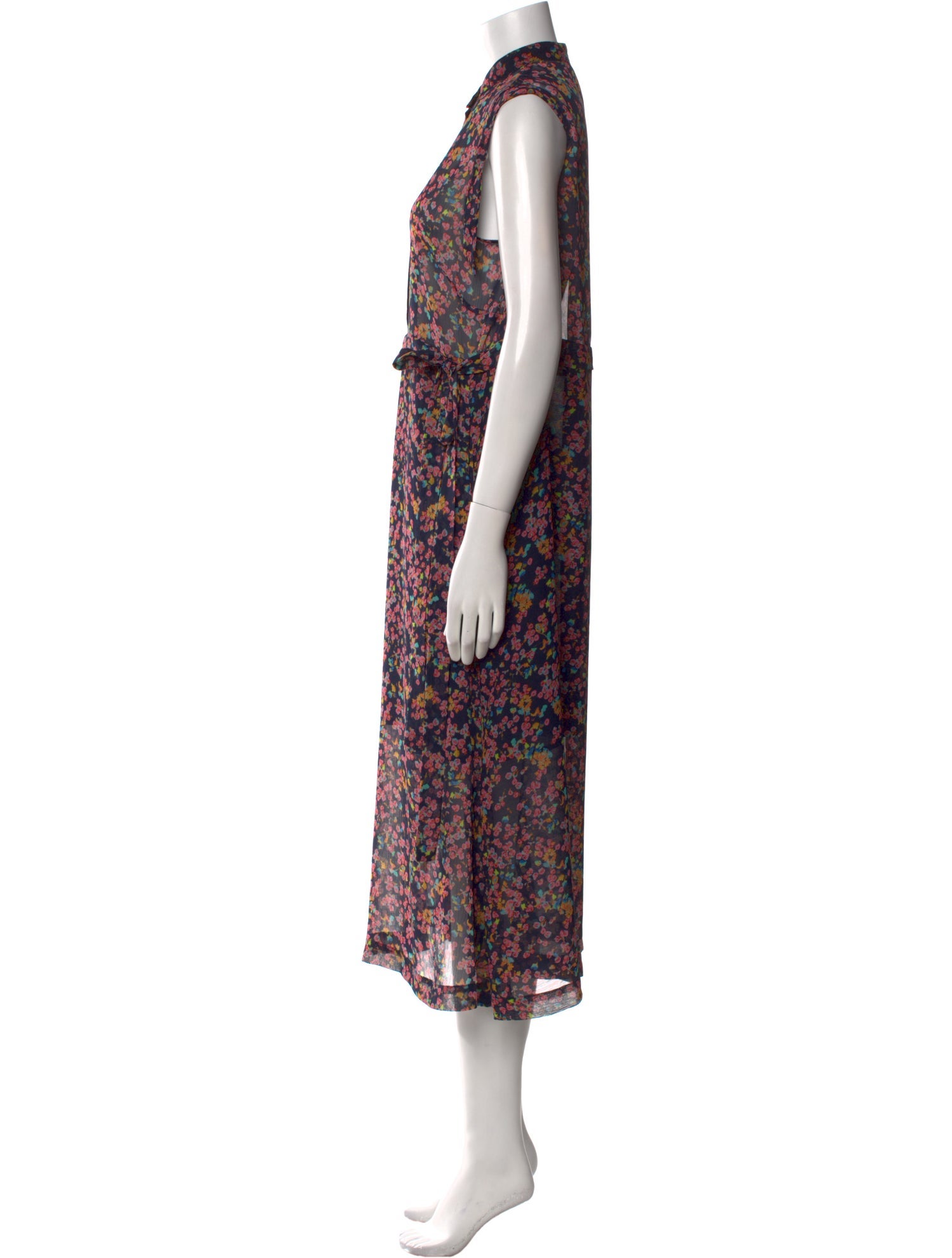 Malia Mills Floral Print Long Dress