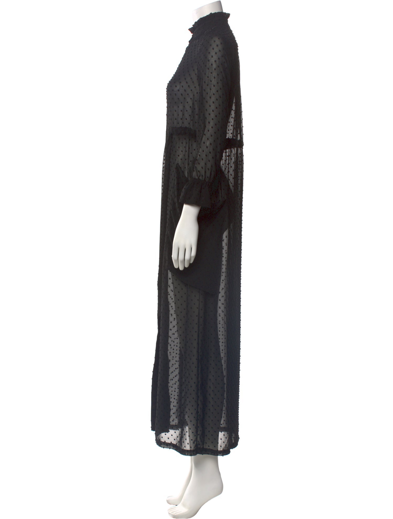 Malia Mills Mock Neck Long Dress