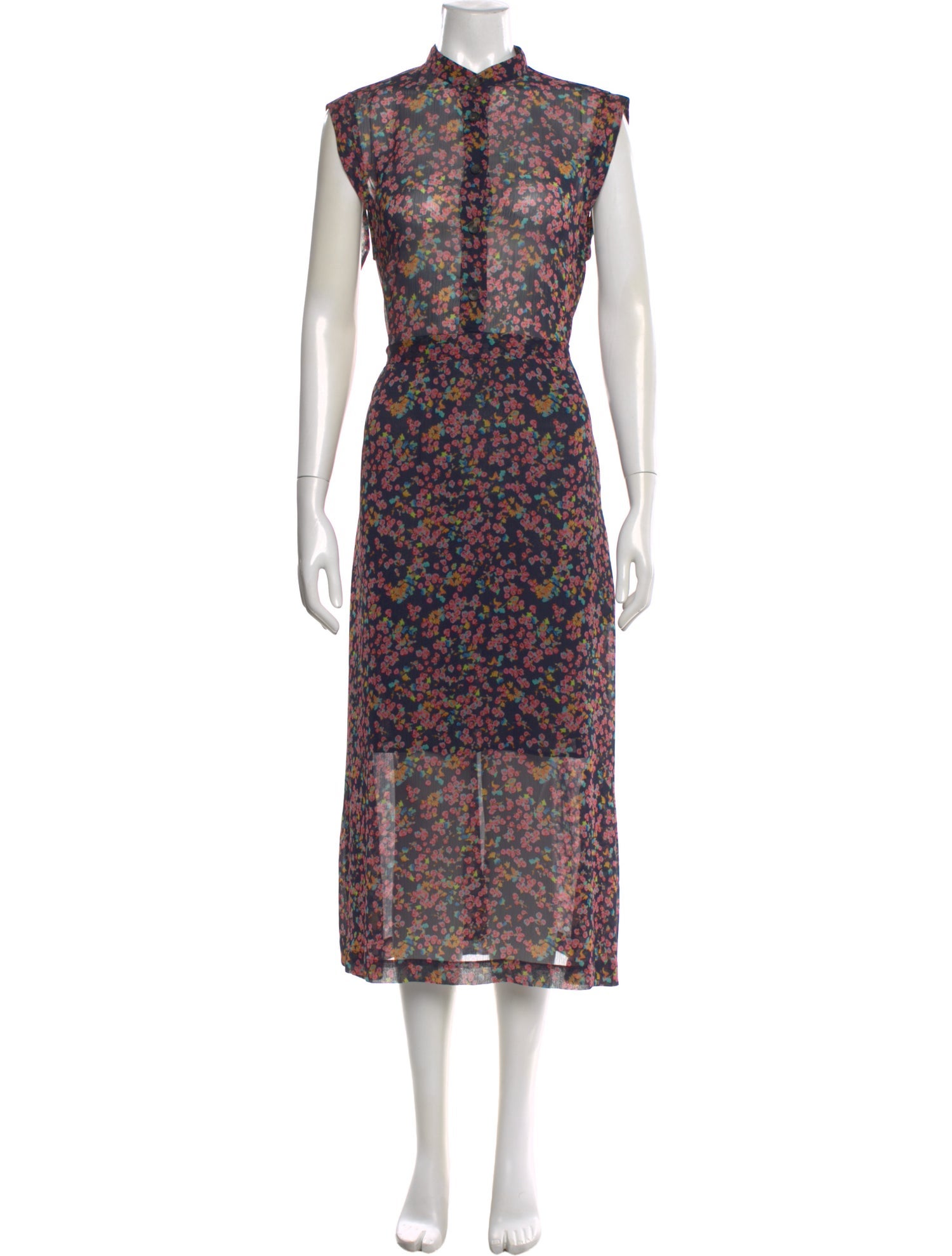 Malia Mills Floral Print Long Dress